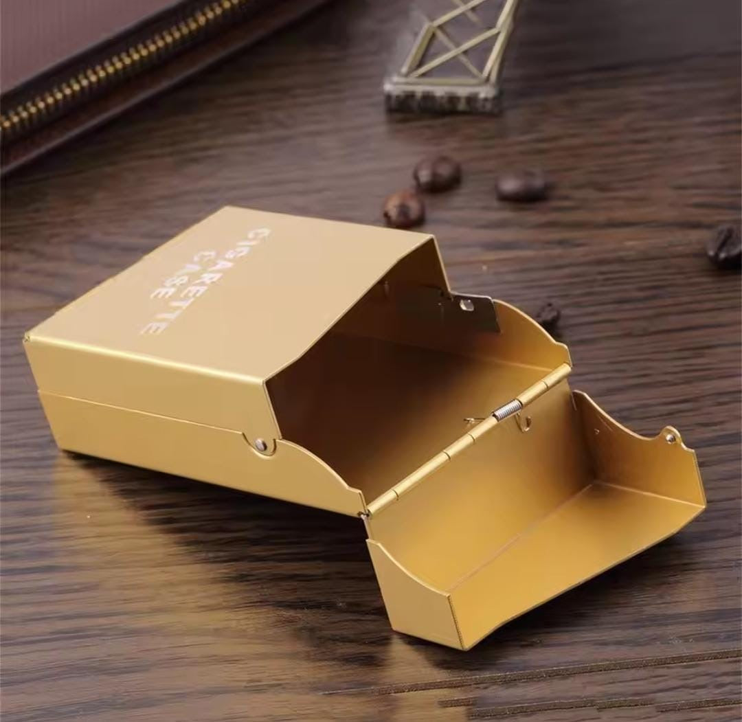 Aluminium Alloy Cigarette Boxes, Portable Smoking Tool, Expandable Cigarette Case, Cigarette Storage Container Aluminium Alloy Cigarette Boxes, Portable Smoking Tool, Expandable Cigarette Case, Cigarette Storage Container